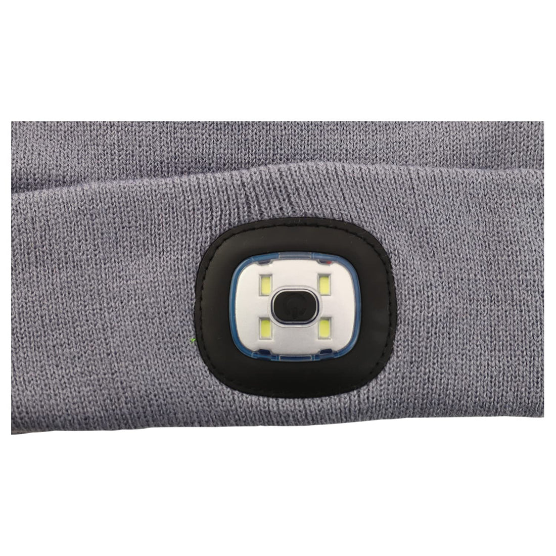 Trendy Apparel Shop LED Light Rechargeable Winter Long Cuff Beanie