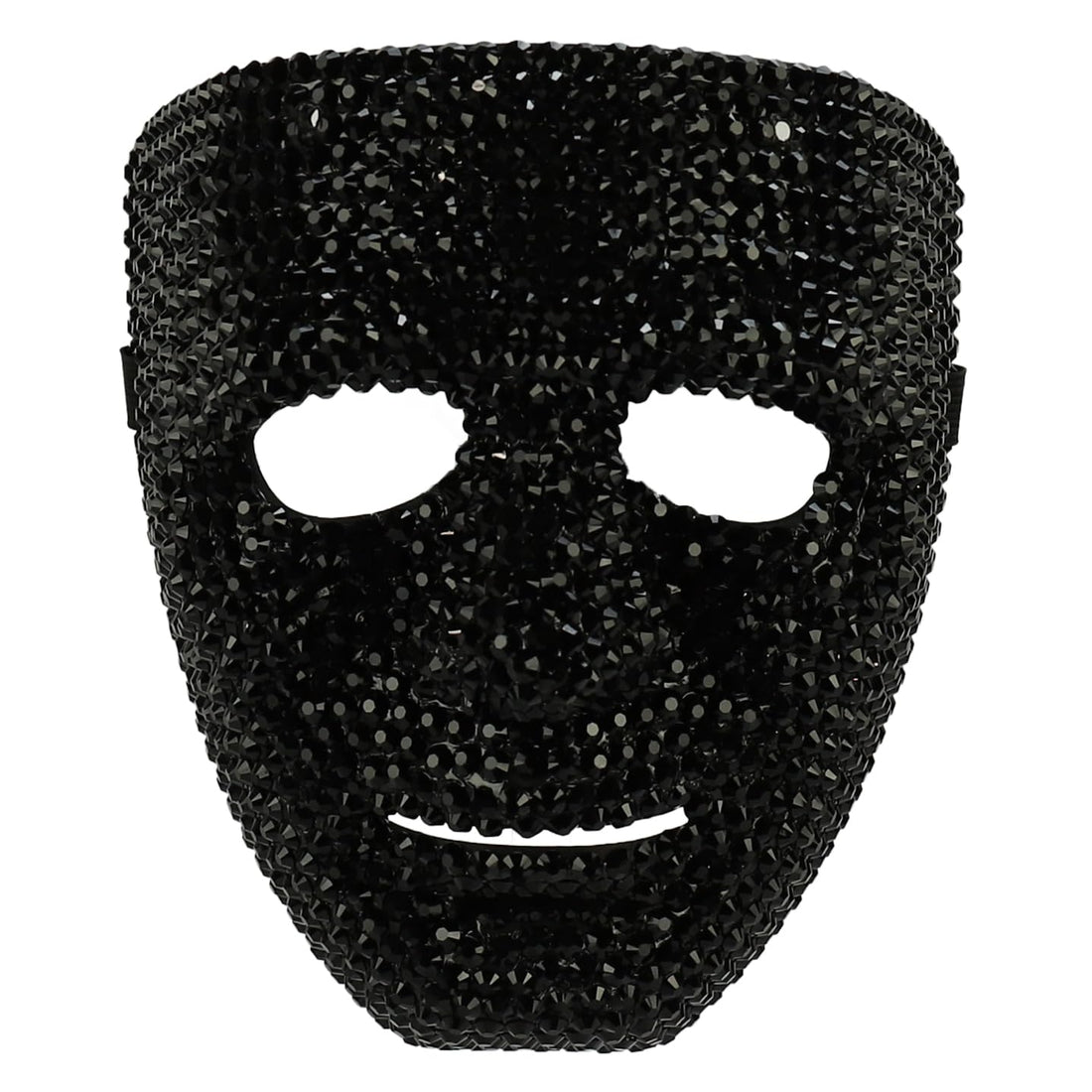 Trendy Apparel Shop Bling Rhinestone Skull Half Mask Costume Accessory