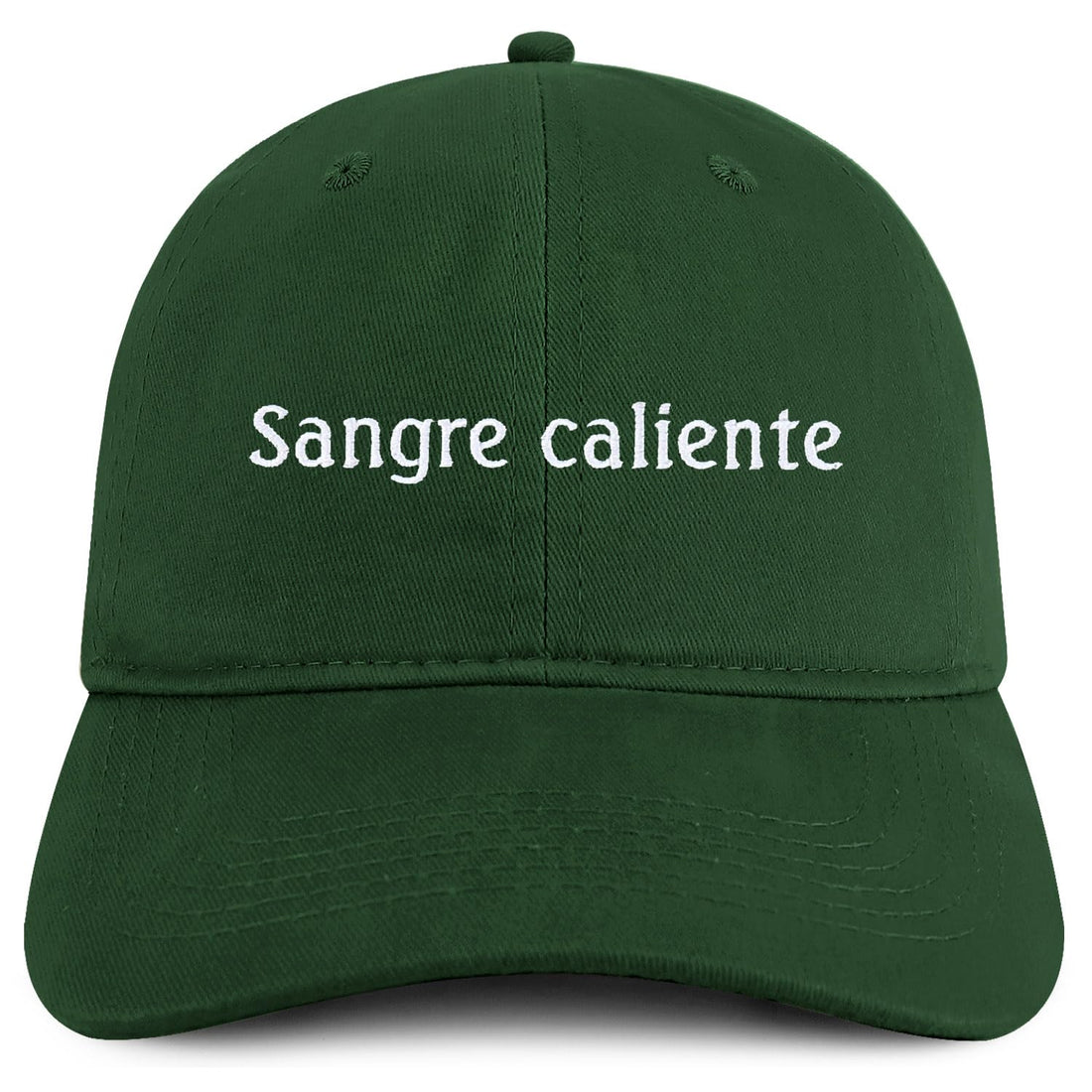 Trendy Apparel Shop Sangre Caliente Embroidered Cotton Low Profile Dad Hat