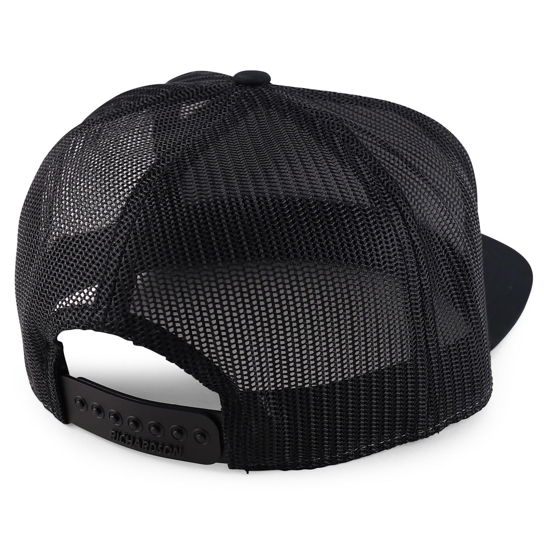 Trendy Apparel Shop Structured High Profile 7 Panel Flat Bill Mesh Back Snapback Cap