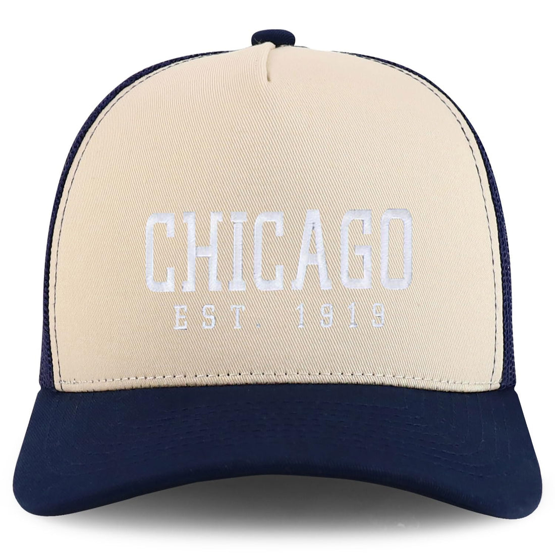 Trendy Apparel Shop Chicago Est.1919 Embroidered 5 Panel Snapback Trucker Cap