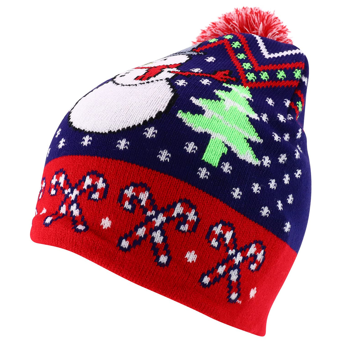 Trendy Apparel Shop 10 Styles Christmas Winter Short Beanies with Pompom