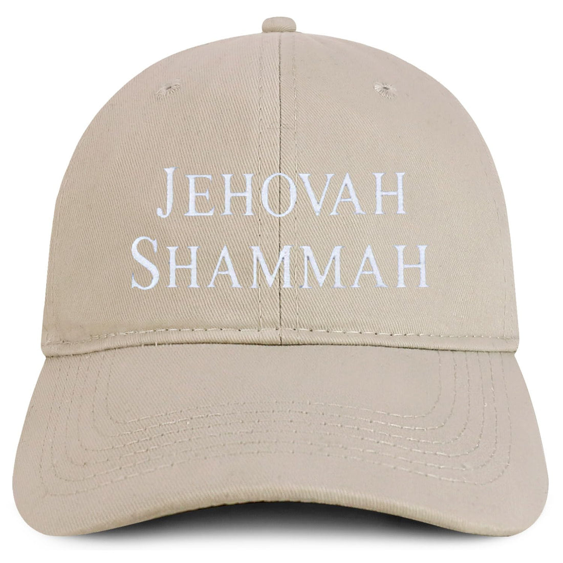 Trendy Apparel Shop Jehovah Shammah Embroidered Soft Cotton Baseball Cap