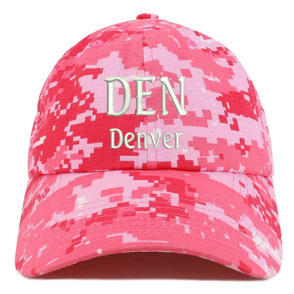 Trendy Apparel Shop DEN Denver Low Profile Soft Cotton Baseball Cap