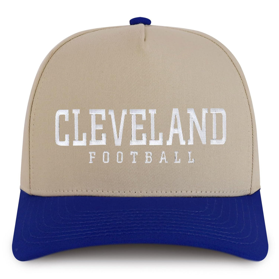 Trendy Apparel Shop Cleverland Embroidered 5 Panel Structured Baseball Cap