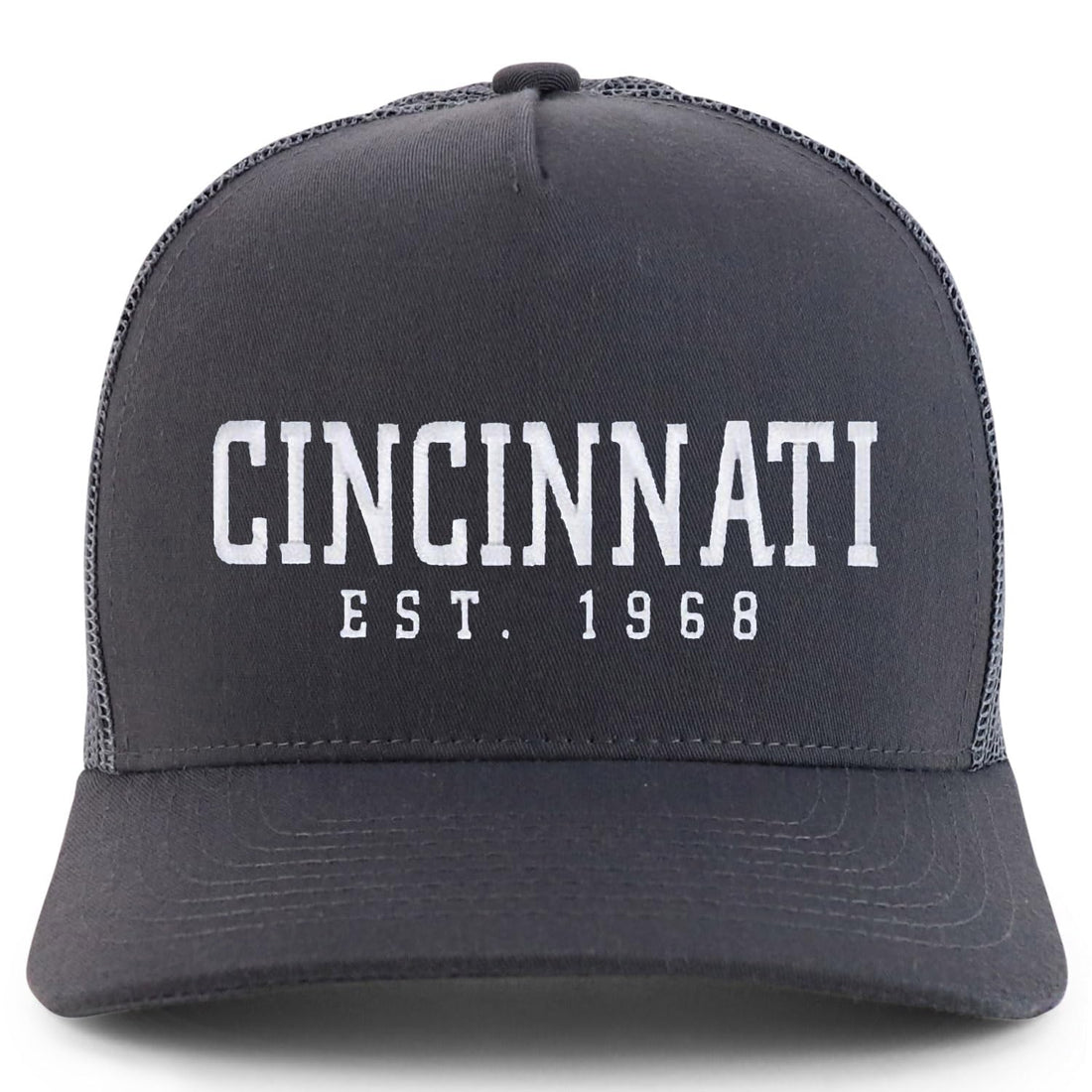 Trendy Apparel Shop Cincinnati Est.1968 Embroidered 5 Panel Snapback Trucker Cap