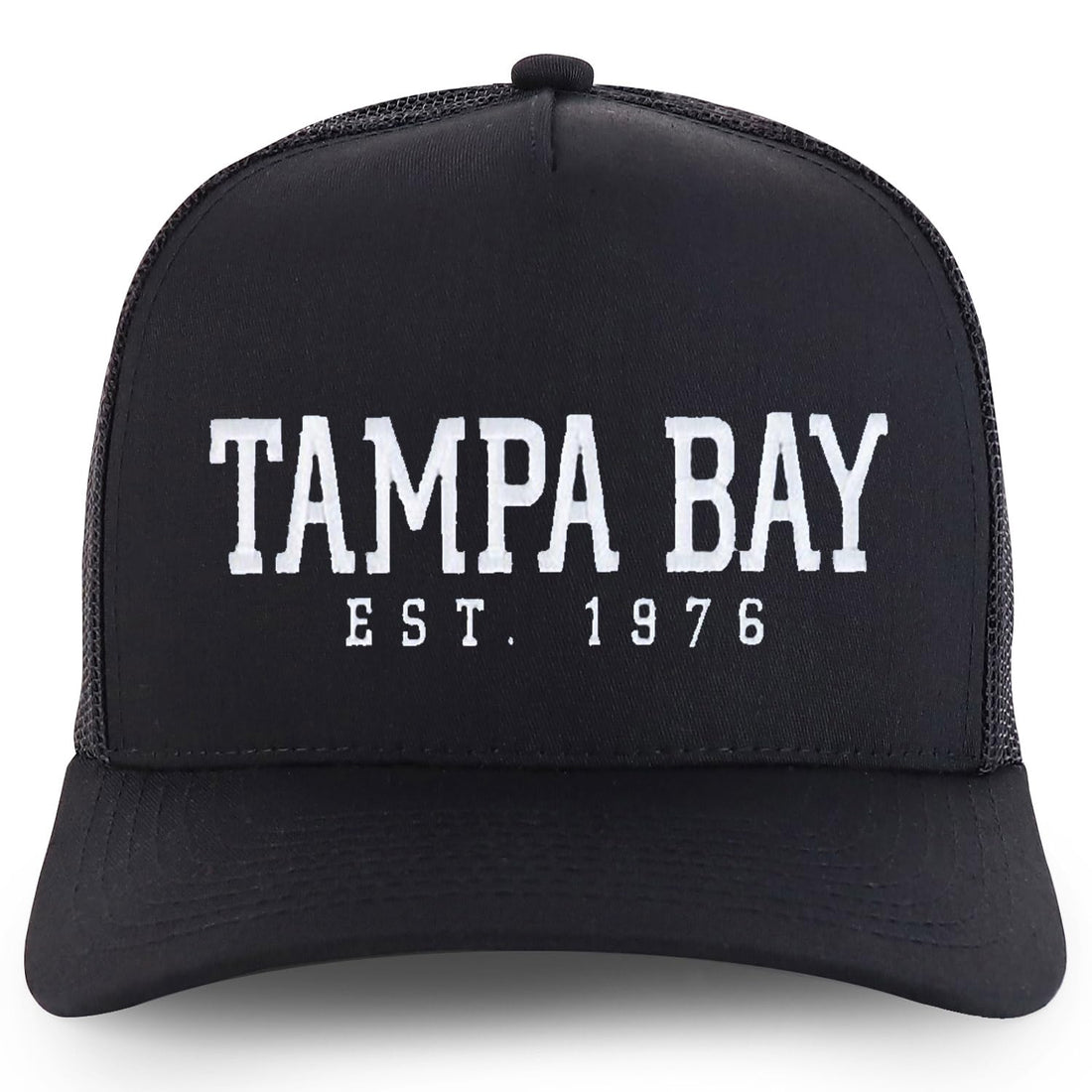 Trendy Apparel Shop Tampa Bay Est.1976 Embroidered 5 Panel Snapback Trucker Cap