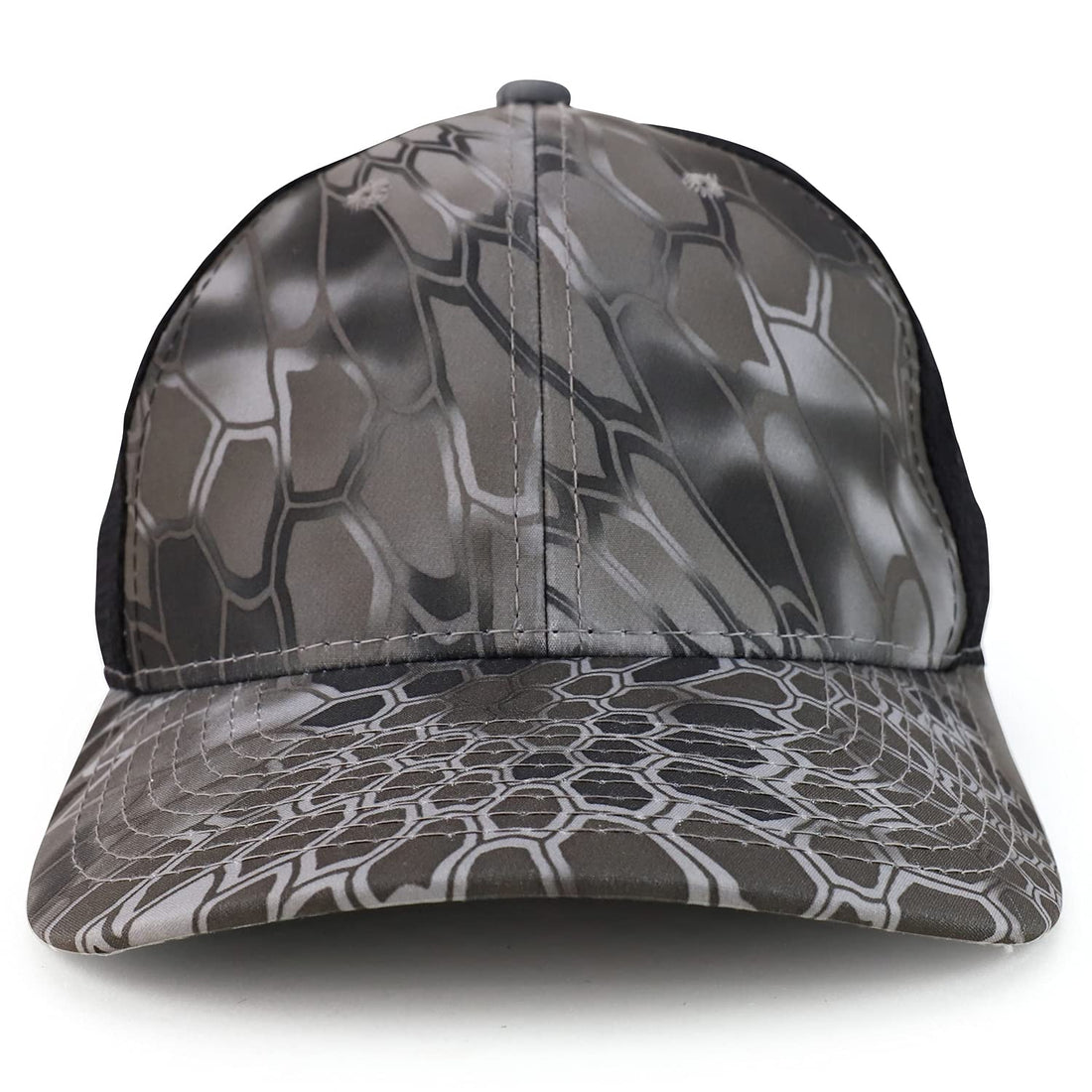 Trendy Apparel Shop Performance Camouflage Mesh Back Trucker Snapback Cap