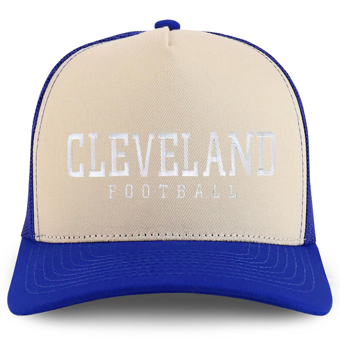 Trendy Apparel Shop Cleverland Embroidered 5 Panel Snapback Trucker Cap