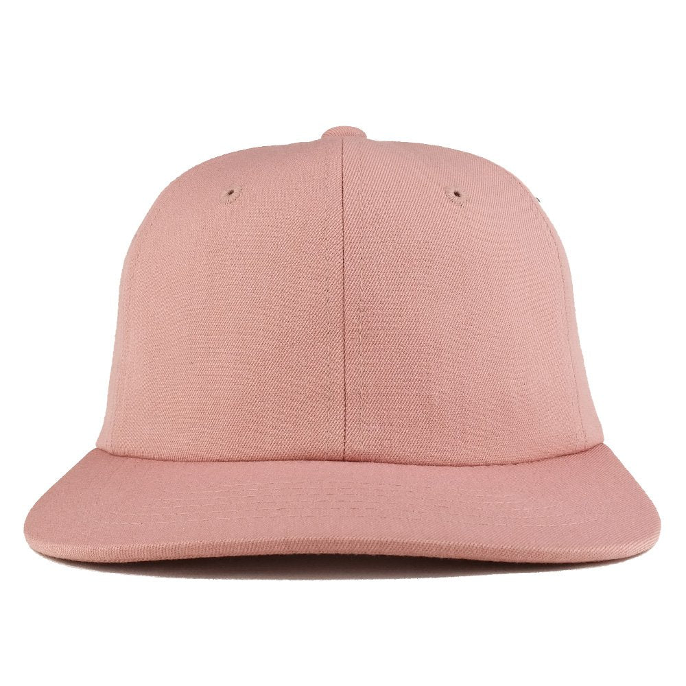 Trendy Apparel Shop Premium Soft Unstructured Flatbill Adjustable Snapback Cap