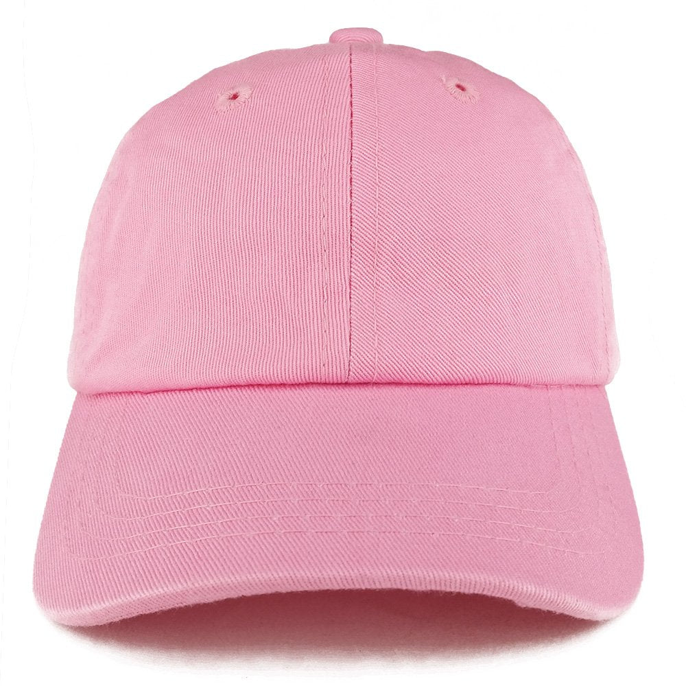 Trendy Apparel Shop Baby Infant Plain Unstructured Adjustable Baseball Cap