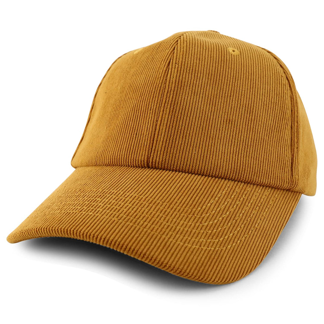 Trendy Apparel Shop Polyester Corduroy Structured Baseball Cap Dad Hat