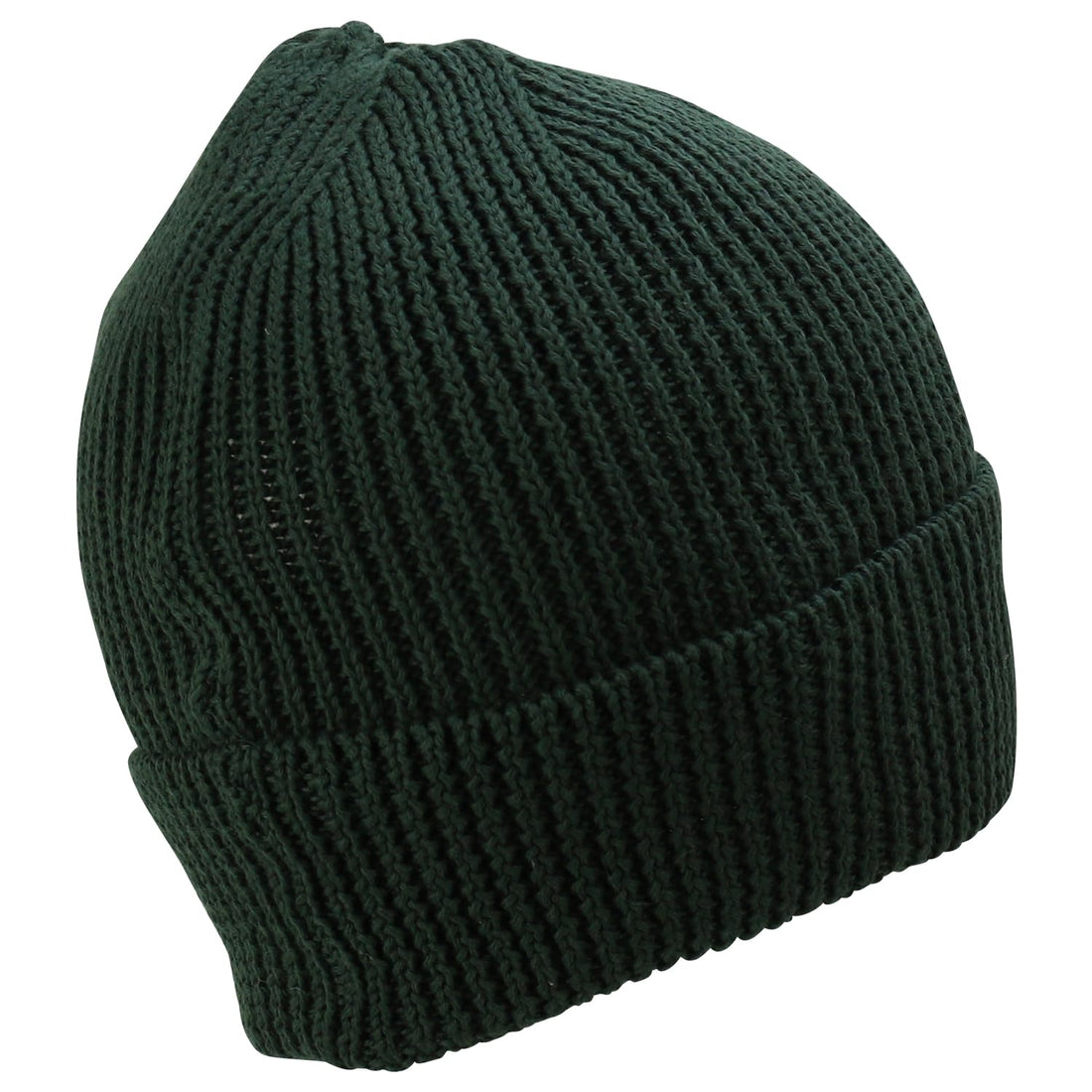 Trendy Apparel Shop Stretchy Cotton Knitted Cuff Beanie Hat