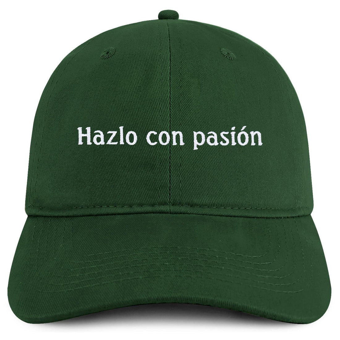 Trendy Apparel Shop Hazlo con Pasion Embroidered Cotton Low Profile Dad Hat