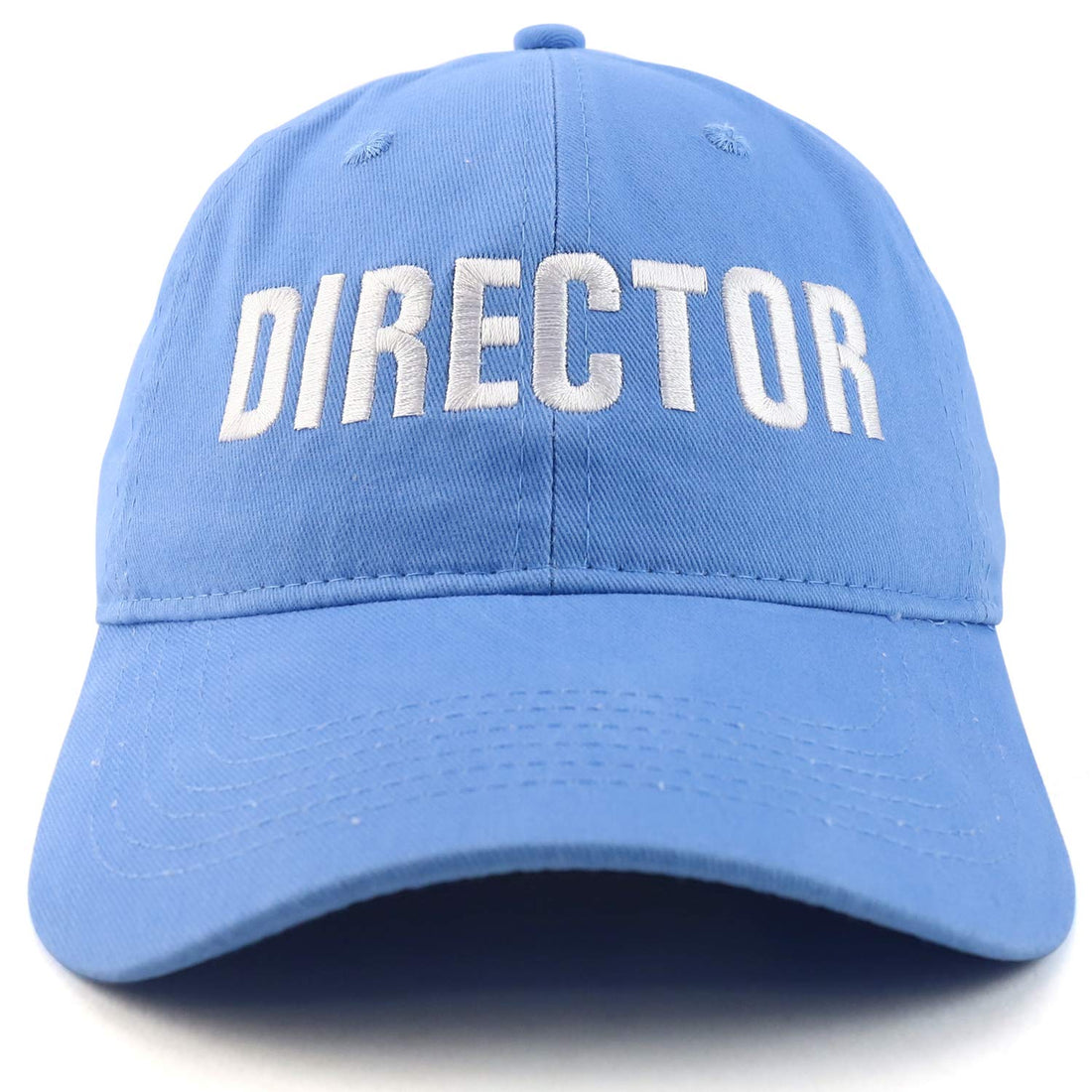 Trendy Apparel Shop Director Embroidered Soft Cotton Low Profile Dad Hat Baseball Cap