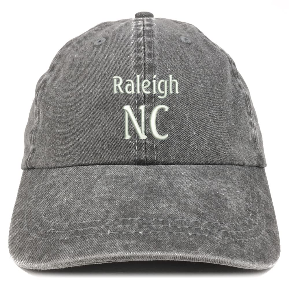 Trendy Apparel Shop Raleigh NC Embroidered Pigment Dyed Washed Baseball Cap