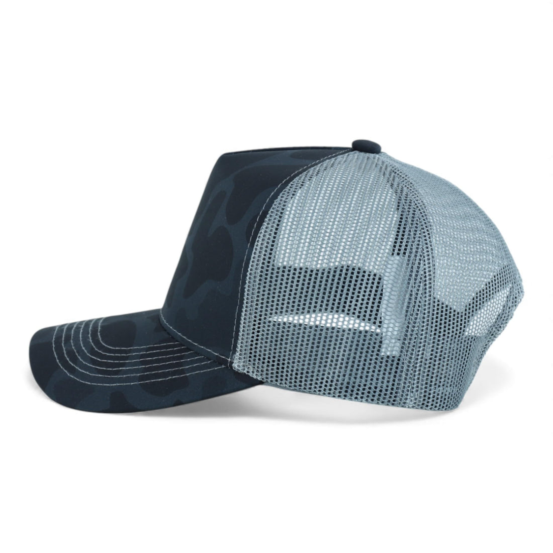 Trendy Apparel Shop 5 Panel Structured Crown Curved Bill Trucker Cap