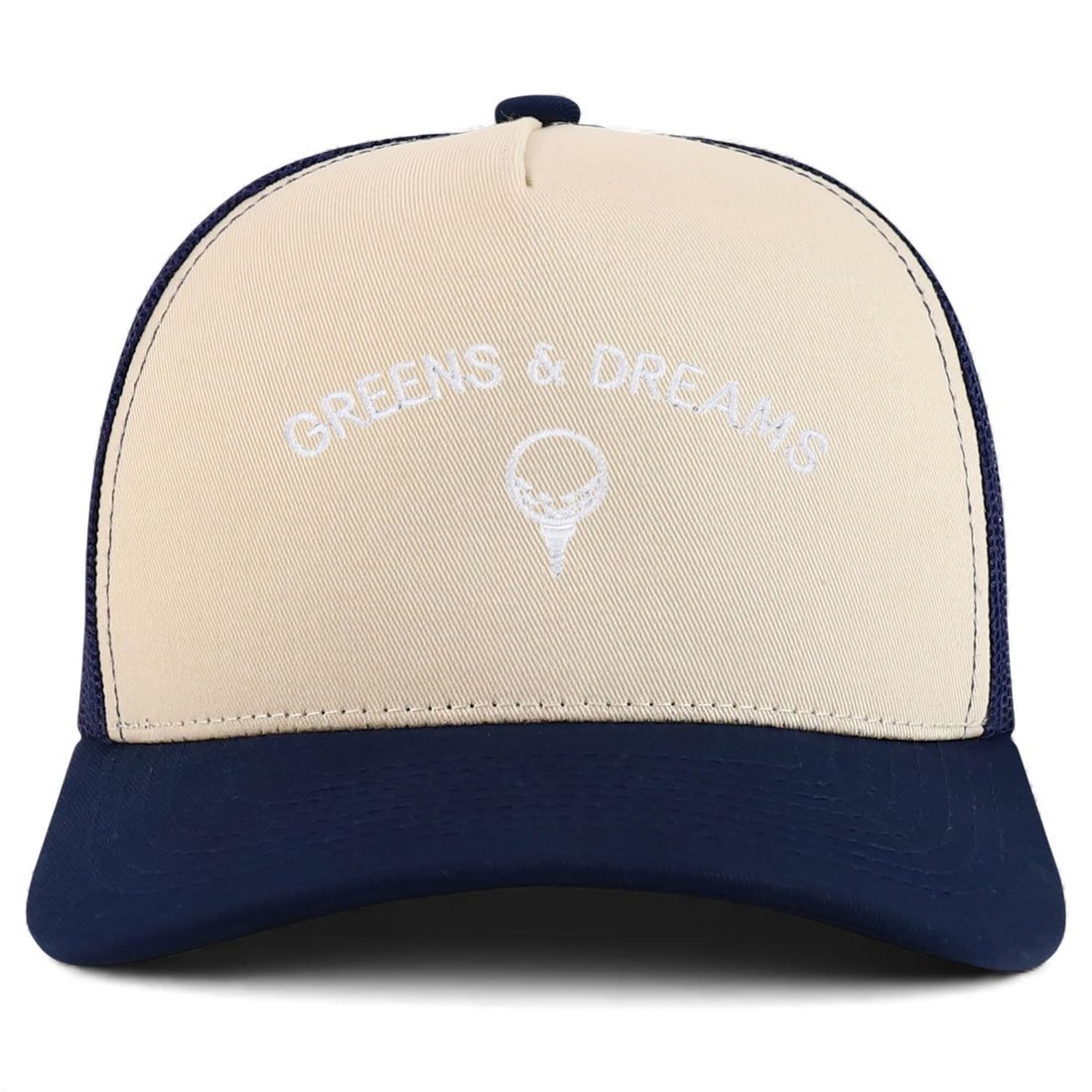 Trendy Apparel Shop Greens & Dreams Embroidered 5 Panel Snapback Trucker Cap