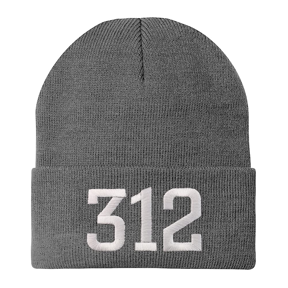 Trendy Apparel Shop 312 Chicago IL Old English Embroidered Long Cuff Beanie