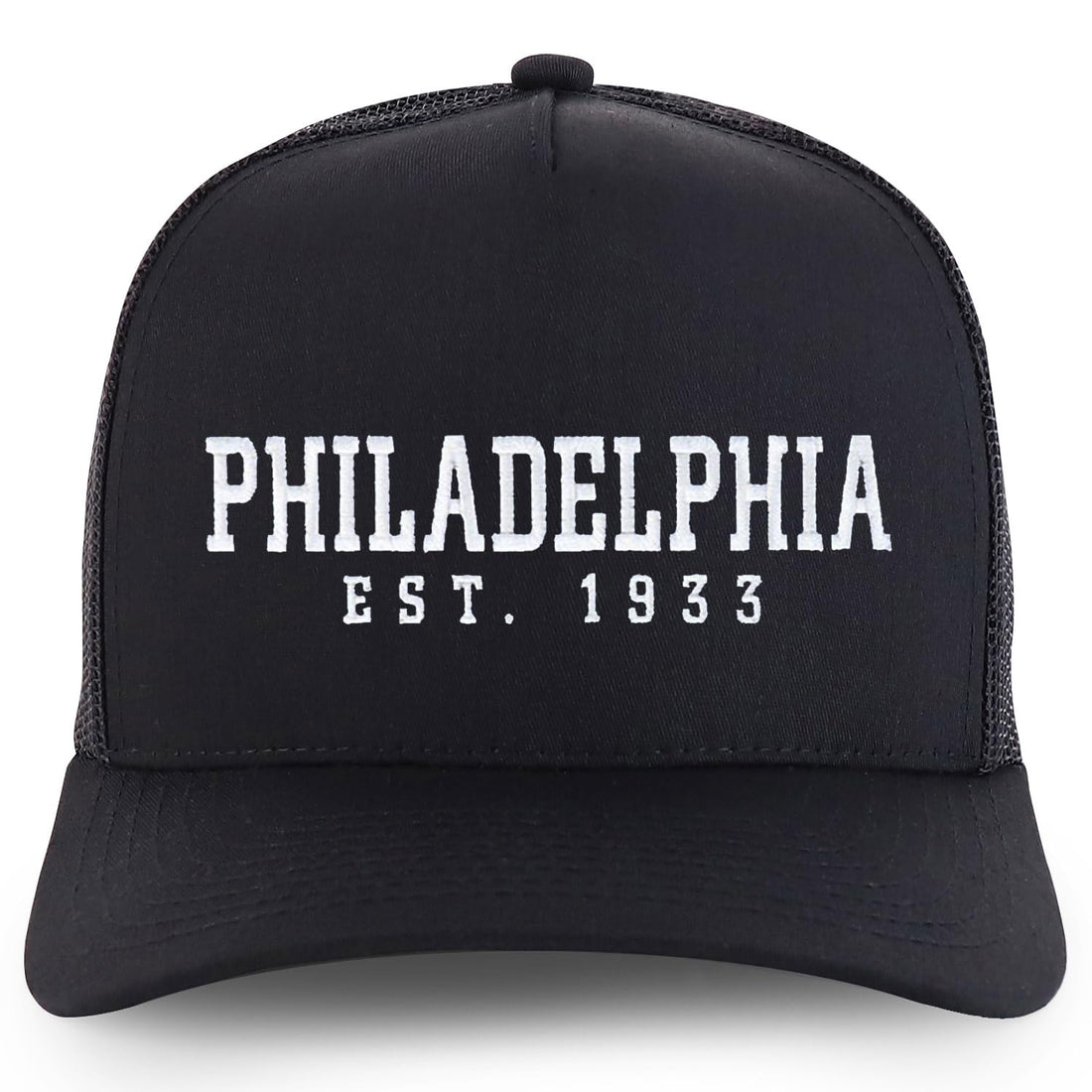 Trendy Apparel Shop Philadelphia Est.1933 Embroidered 5 Panel Snapback Trucker Cap