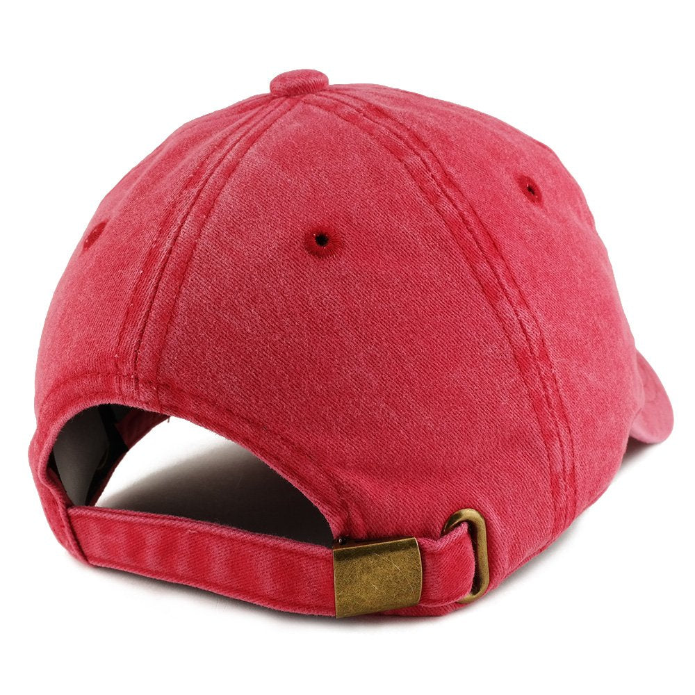 Trendy Apparel Shop Feminist AF Text Embroidered Washed Cotton Unstructured Baseball Cap