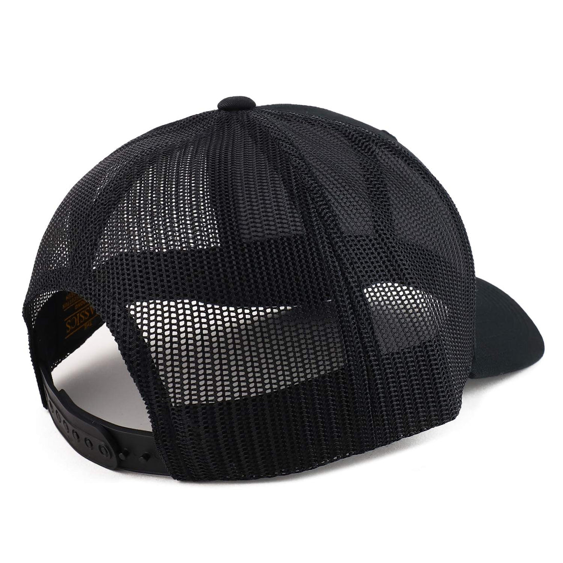 Trendy Apparel Shop Number 8 Patch 6 Panel Trucker Mesh Cap