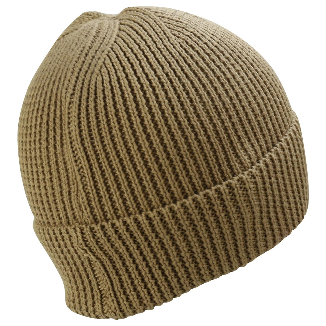 Trendy Apparel Shop Stretchy Cotton Knitted Cuff Beanie Hat