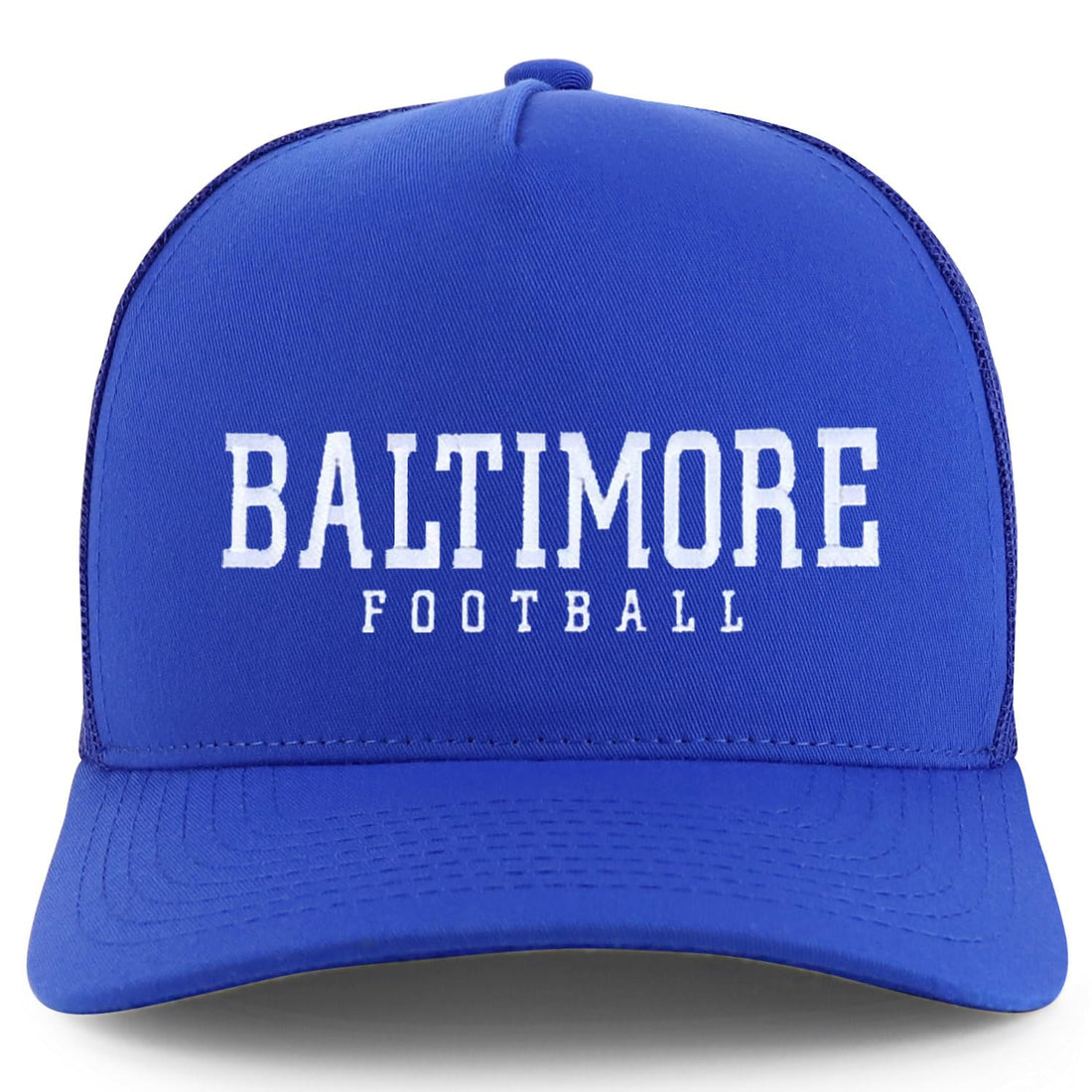 Trendy Apparel Shop Baltimore Embroidered 5 Panel Snapback Trucker Cap