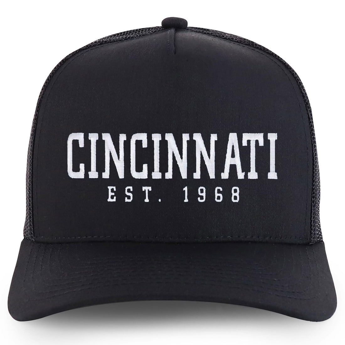 Trendy Apparel Shop Cincinnati Est.1968 Embroidered 5 Panel Snapback Trucker Cap