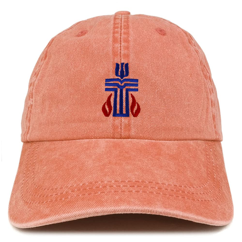 Trendy Apparel Shop Presbyterian Church Embroidered Pigment Dyed Washed Baseball Cap