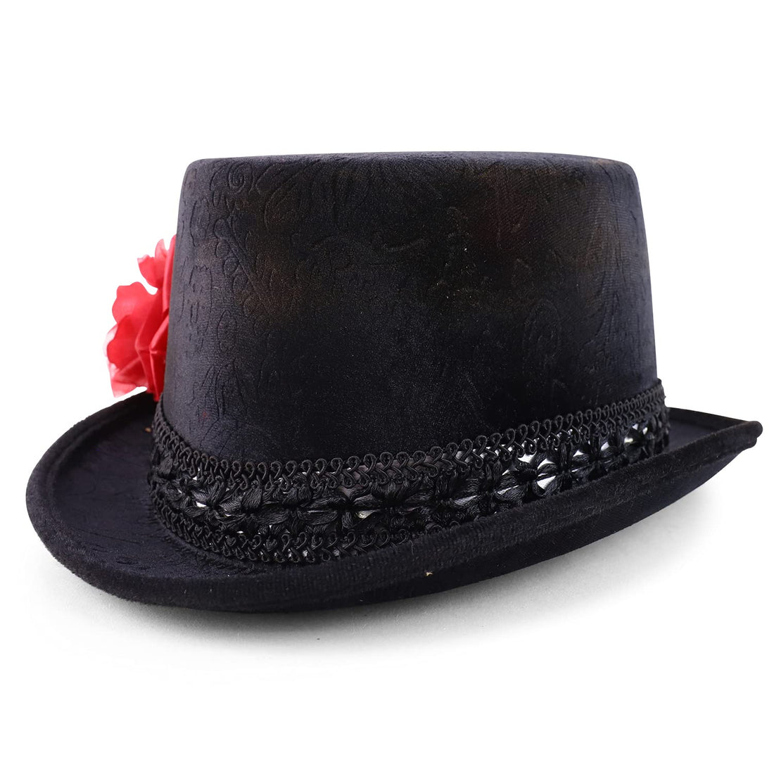 Trendy Apparel Shop Halloween Dia de Los Muertos Themed Costume Top Hat