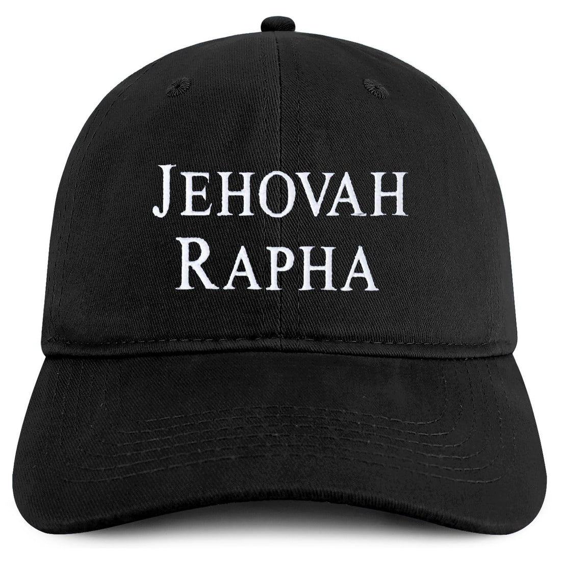 Trendy Apparel Shop Jehovah Rapha Embroidered Soft Cotton Baseball Cap