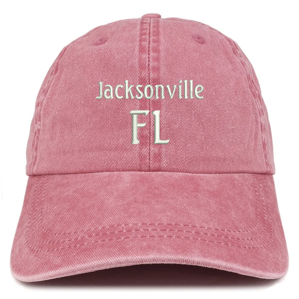 Trendy Apparel Shop Jacksonville FL Embroidered Pigment Dyed Washed Baseball Cap