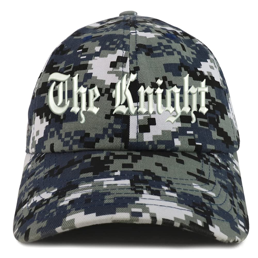 Trendy Apparel Shop The Knight Old English Low Profile Soft Cotton Baseball Cap