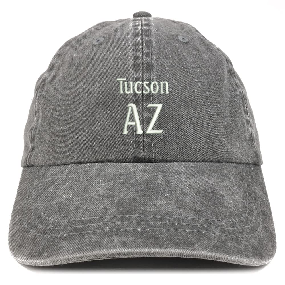 Trendy Apparel Shop Tucson AZ Embroidered Pigment Dyed Washed Baseball Cap