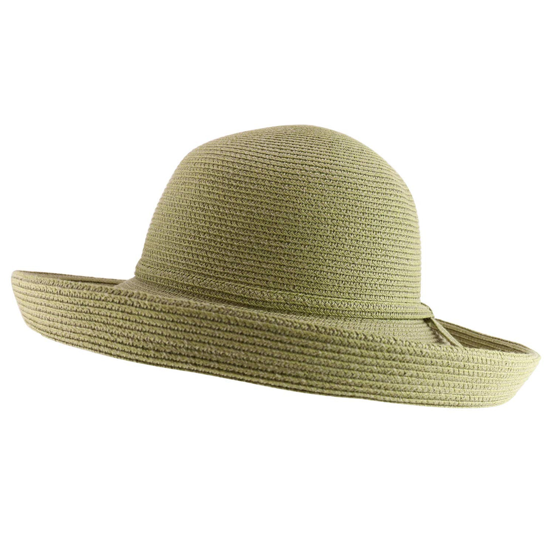 Trendy Apparel Shop Women's UPF 50+ Soft Paper Braid Large Kettle Brim Sun Hat