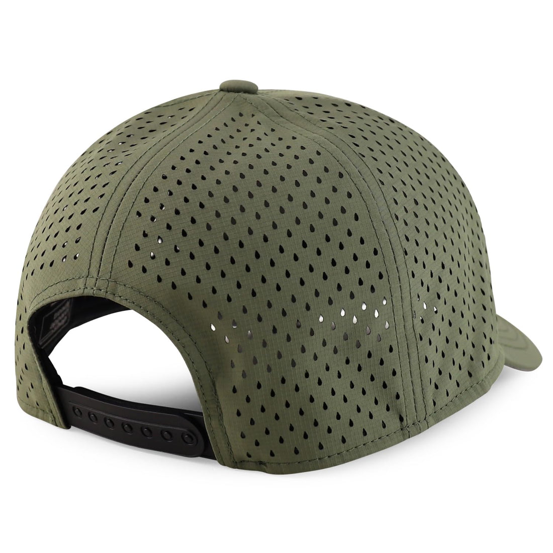 Trendy Apparel Shop Oversize XXL Laser Cut Holes Back Performance Snapback Ball Cap