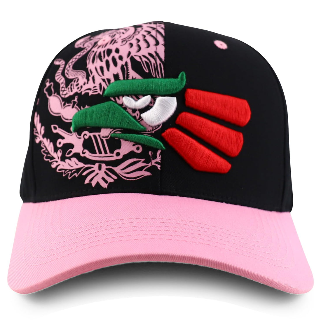 Trendy Apparel Shop XXL Hecho En Mexico Eagle 3D Embroidered Structured Baseball Cap