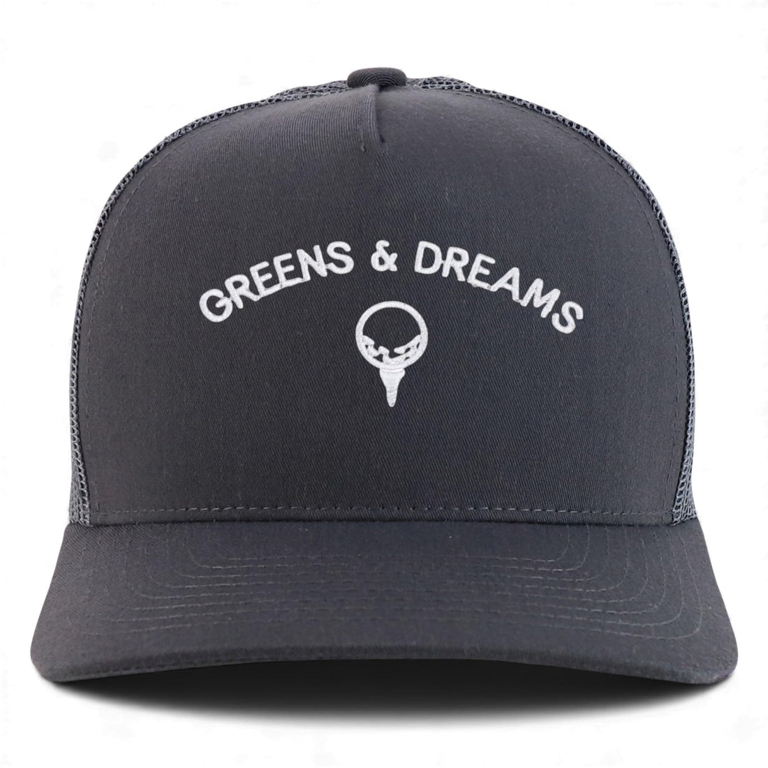 Trendy Apparel Shop Greens & Dreams Embroidered 5 Panel Snapback Trucker Cap