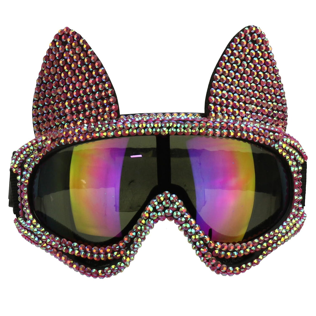 Trendy Apparel Shop Bling Rhinestone Festival Rave Goggles