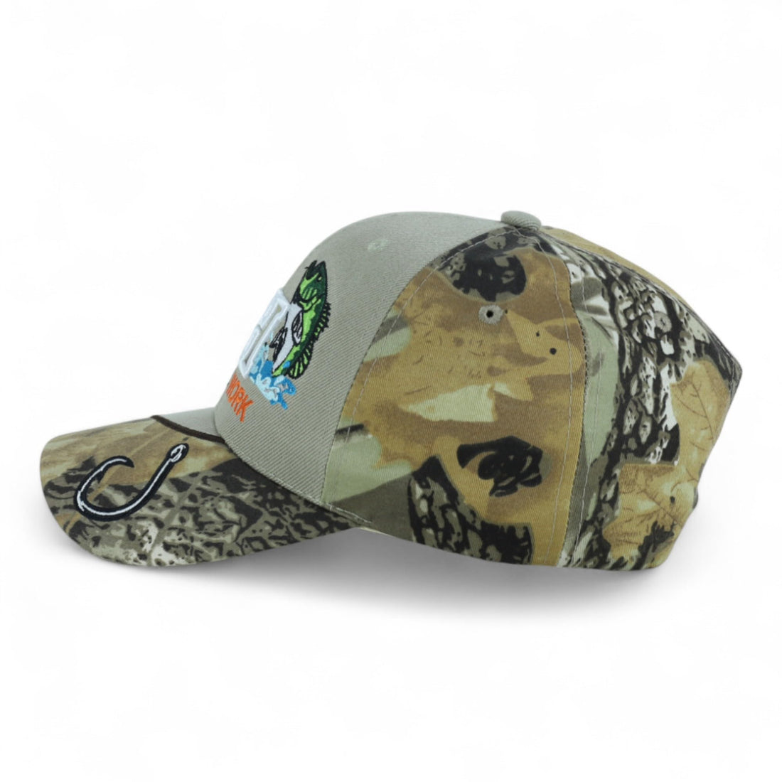 Trendy Apparel Shop 6 Panel Structured Fishing Embroidered Ball Cap