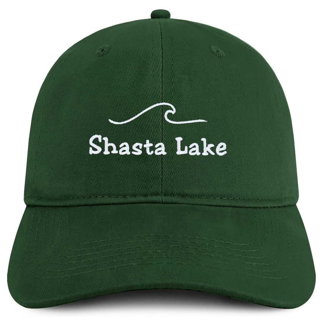 Trendy Apparel Shop Shasta Lake Embroidered Cotton Unstructured Low Profile Dad Hat