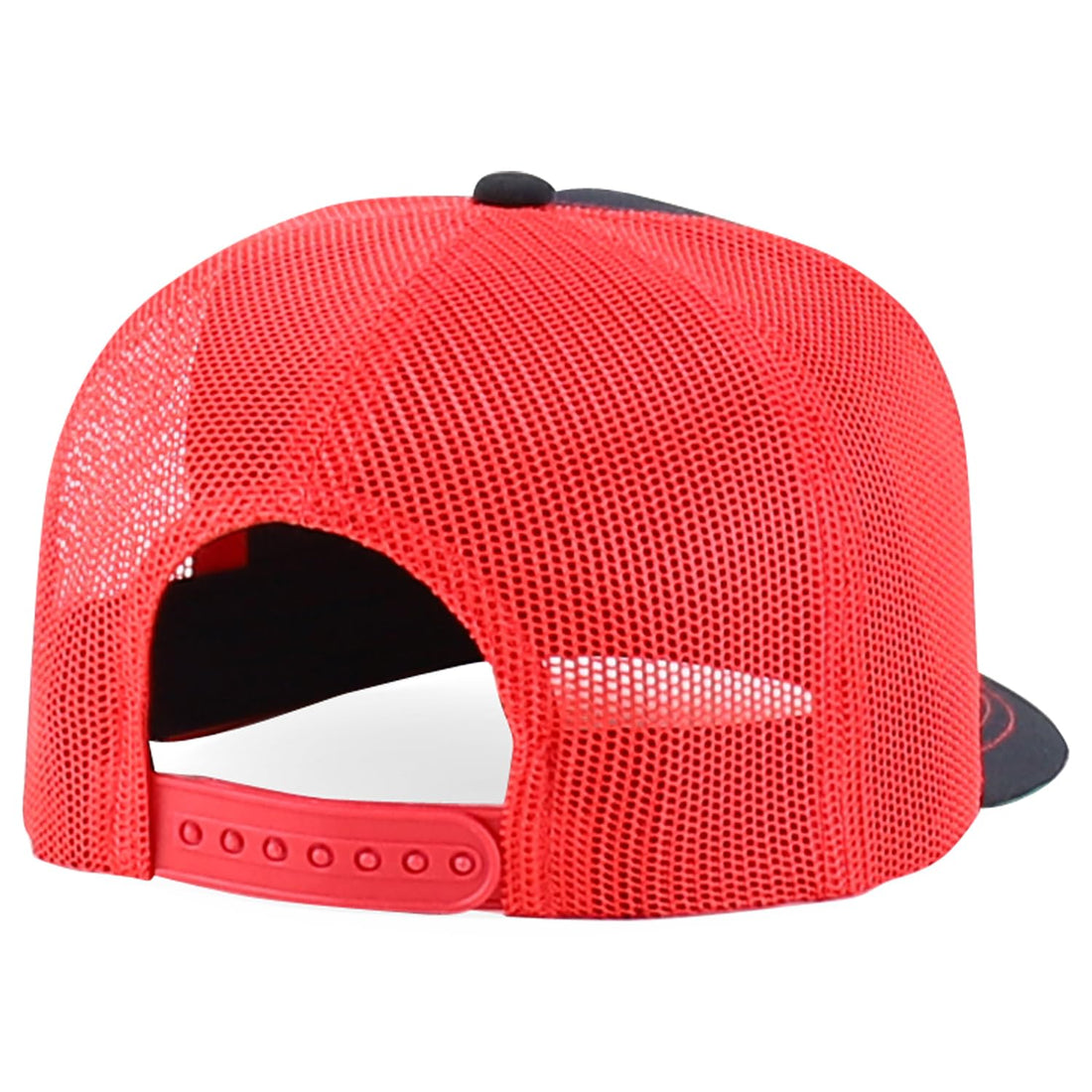 Trendy Apparel Shop 5 Panel Structured Trucker Cap with Mexico Flag Design Undervisor