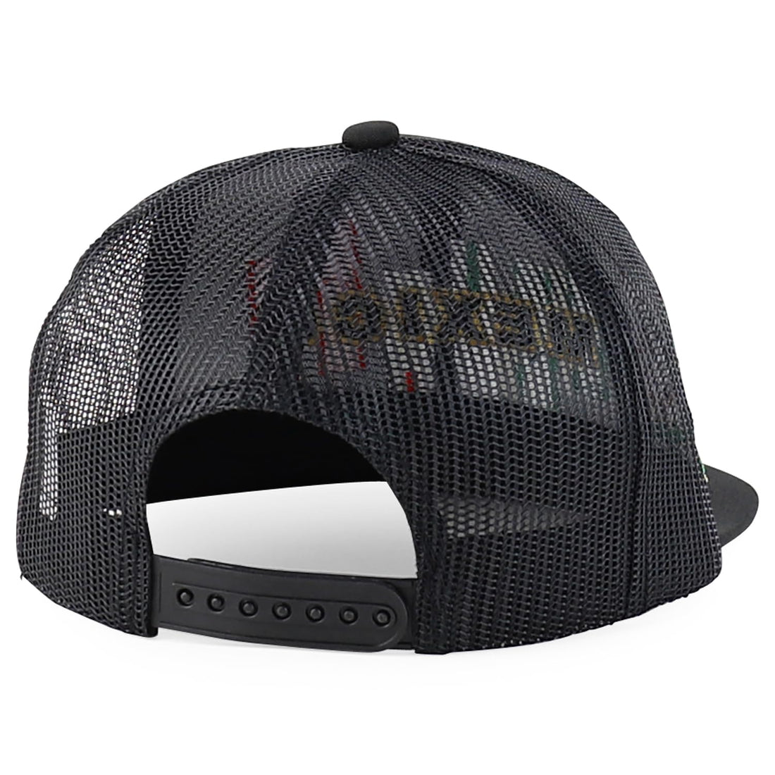 Trendy Apparel Shop 6 Panel Structured 3D Mexico Embroidered Flatbill Snapback Turcker Cap