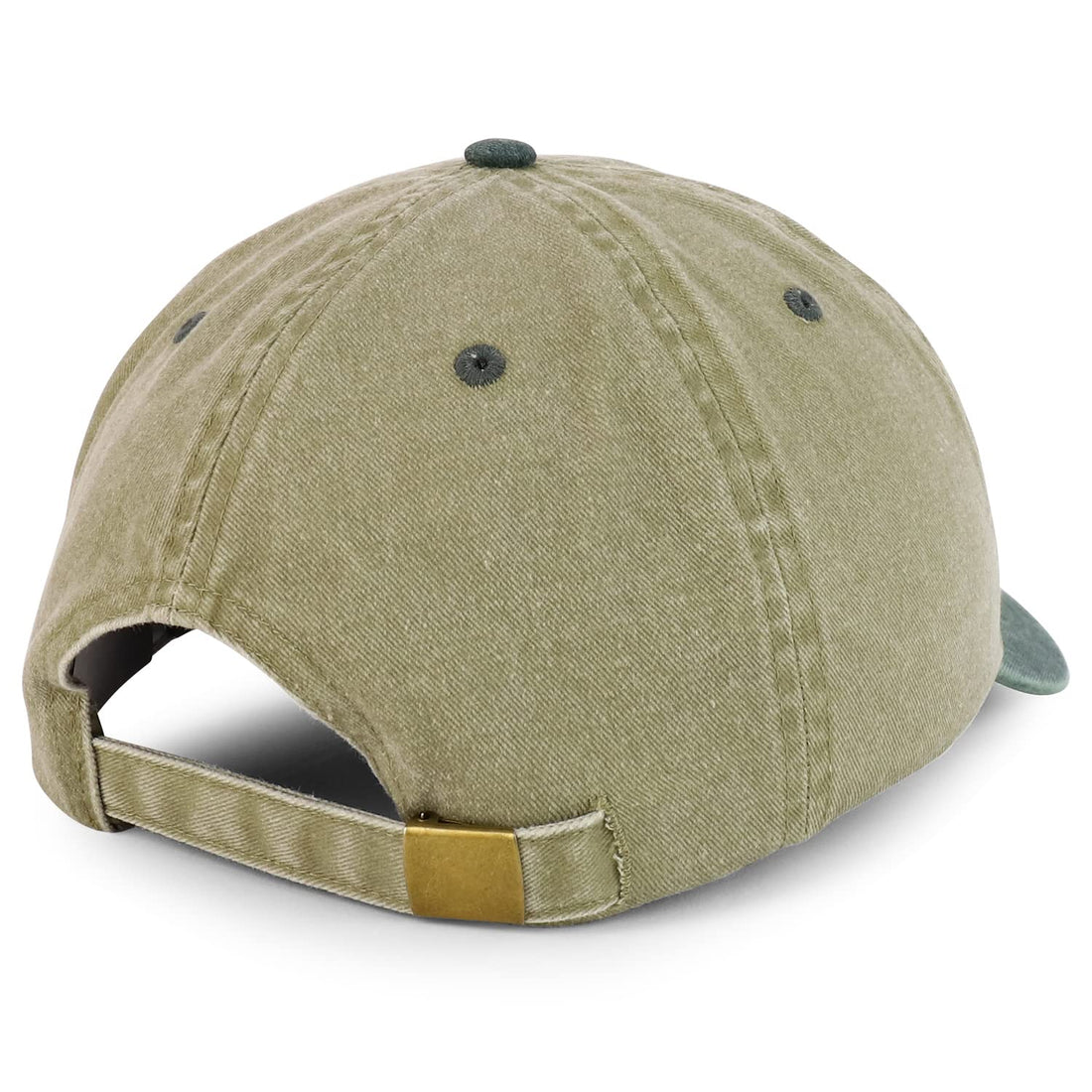 Trendy Apparel Shop Oversize XXL Pigment Dyed Washed Cotton Baseball Cap