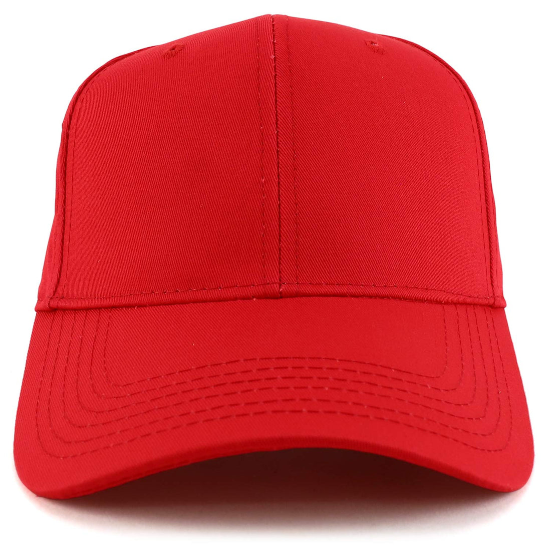 Trendy Apparel Shop High Profile Sturctured Plain Back Casual Baseball Cap