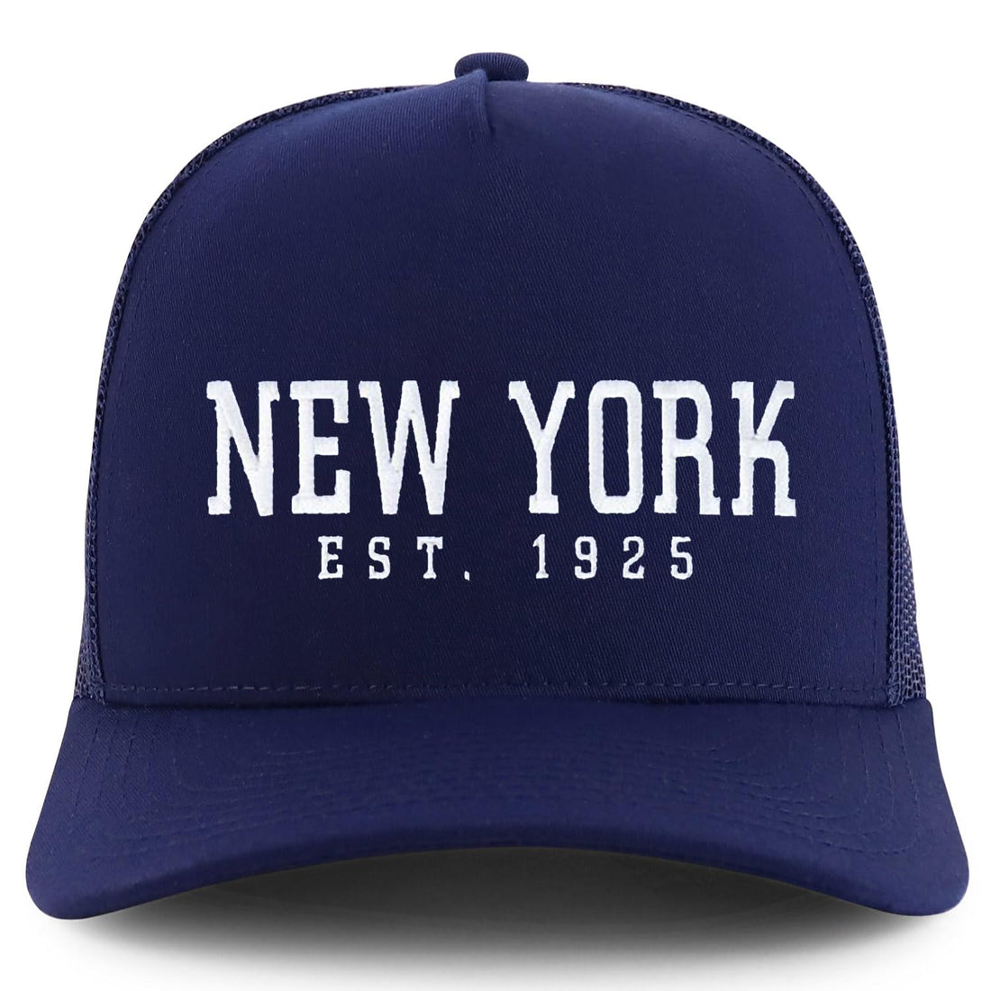 Trendy Apparel Shop New York Est.1925 Embroidered 5 Panel Snapback Trucker Cap