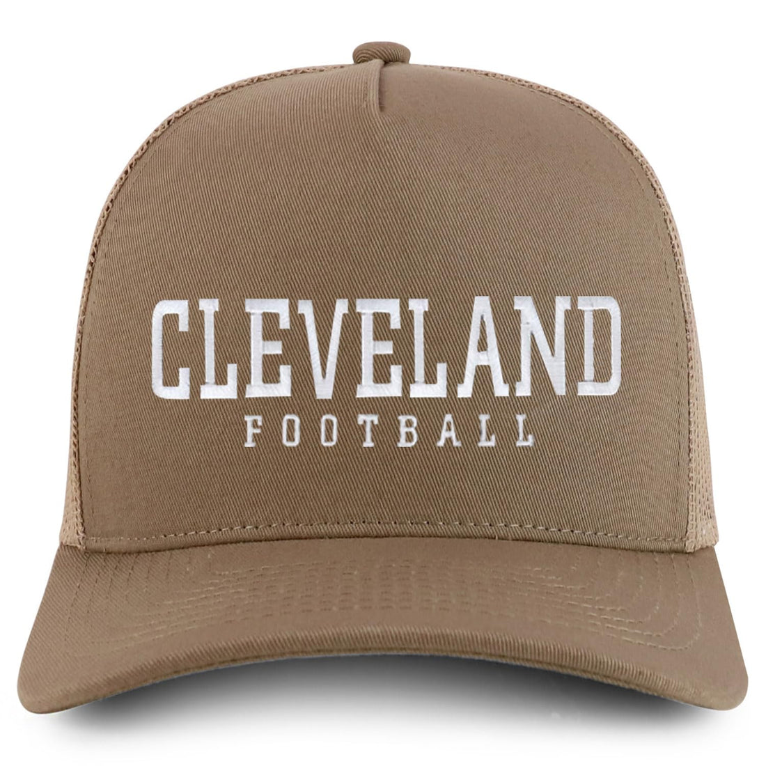 Trendy Apparel Shop Cleverland Embroidered 5 Panel Snapback Trucker Cap