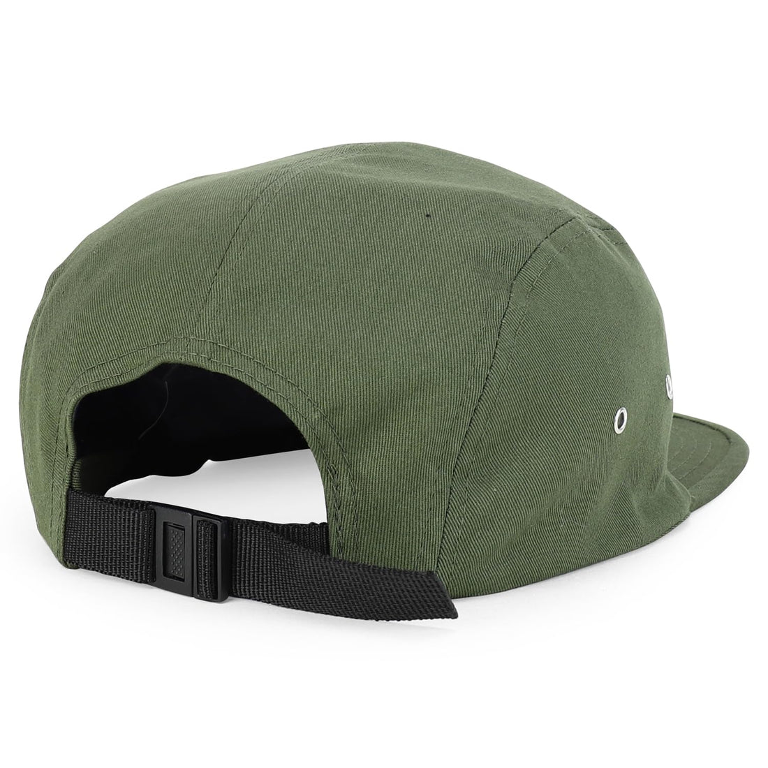 Trendy Apparel Shop XXL Oversized 5 Panel Cotton Bicycle Rider Cap - Olive - 2XL
