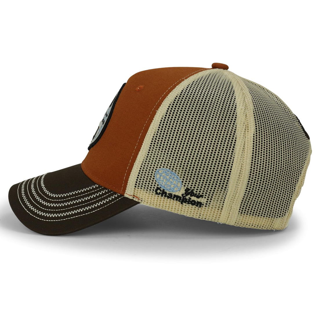 Trendy Apparel Shop Champion Embroidered Snapback Trucker Cap